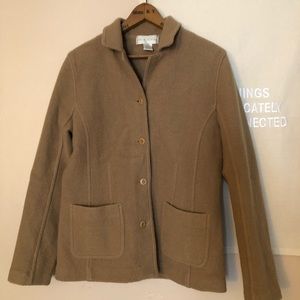 casual corner 100% wool jacket